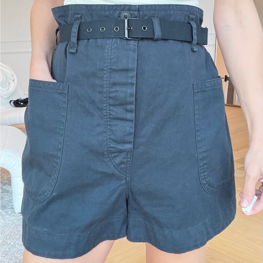 Isabel Marant High Waist Black Shorts